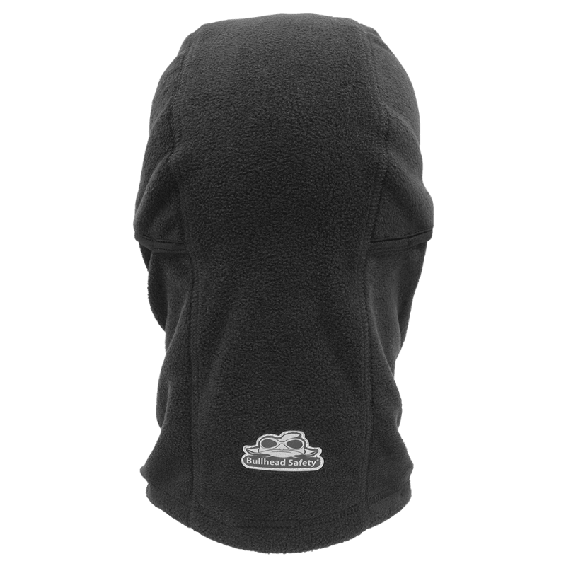 Bullhead Safety™ Winter Liners Black, Shoulder-Length, Self-Extinguishing, Multifunctional, Hinged Thermal Balaclava - WL320SE