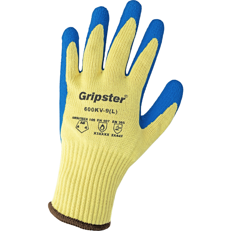 Gripster® High-Performance Rubber Coated Aralene® Gloves with Cut, Abrasion, and Puncture Resistance - 600KV