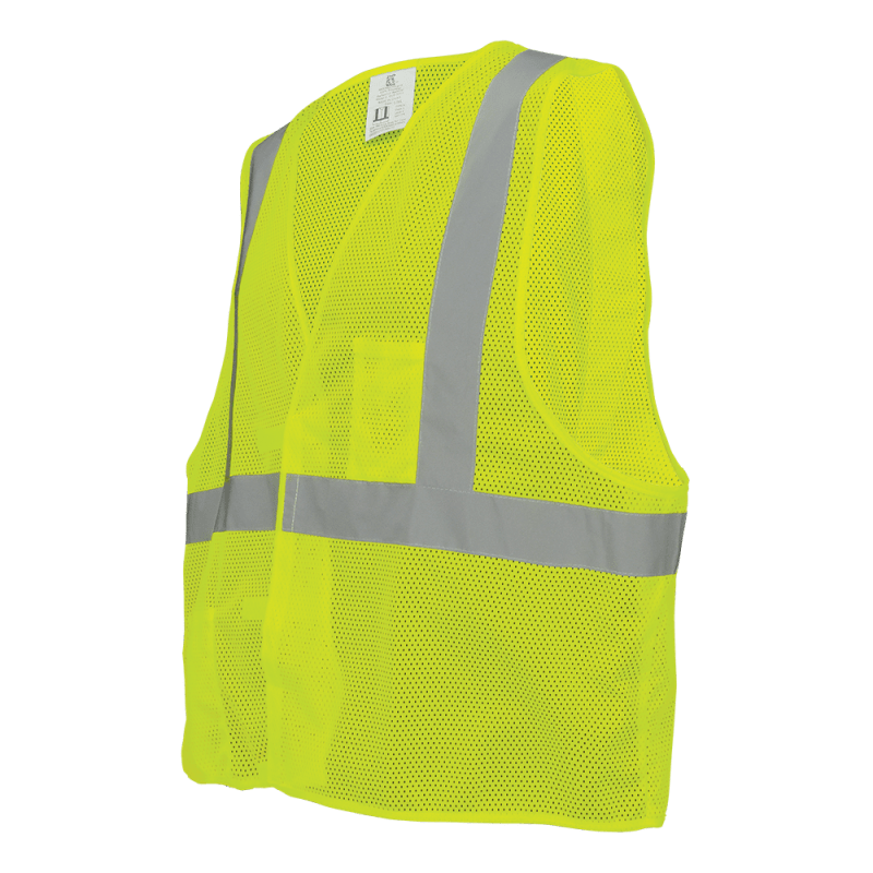 FrogWear® HV Lightweight Mesh Polyester Safety Vest - GLO-001V