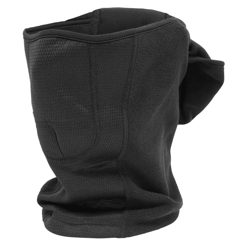 Bullhead Safety™ Winter Liners Black, Shoulder-Length, Self-Extinguishing, Multifunctional, Hinged Thermal Balaclava - WL320SE