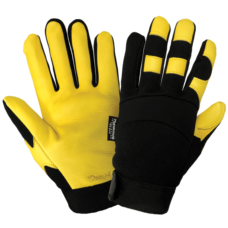 Premium-Grade Grain Deerskin Leather Palm, Low Temperature Reinforced Waterproof Gloves - SG7700IN