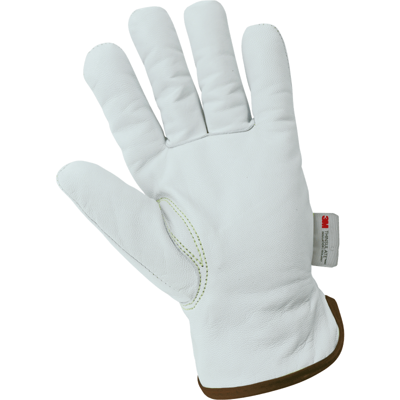 Cut, Abrasion, and Puncture Resistant Grain Goatskin Insulated Gloves - CR3900INT