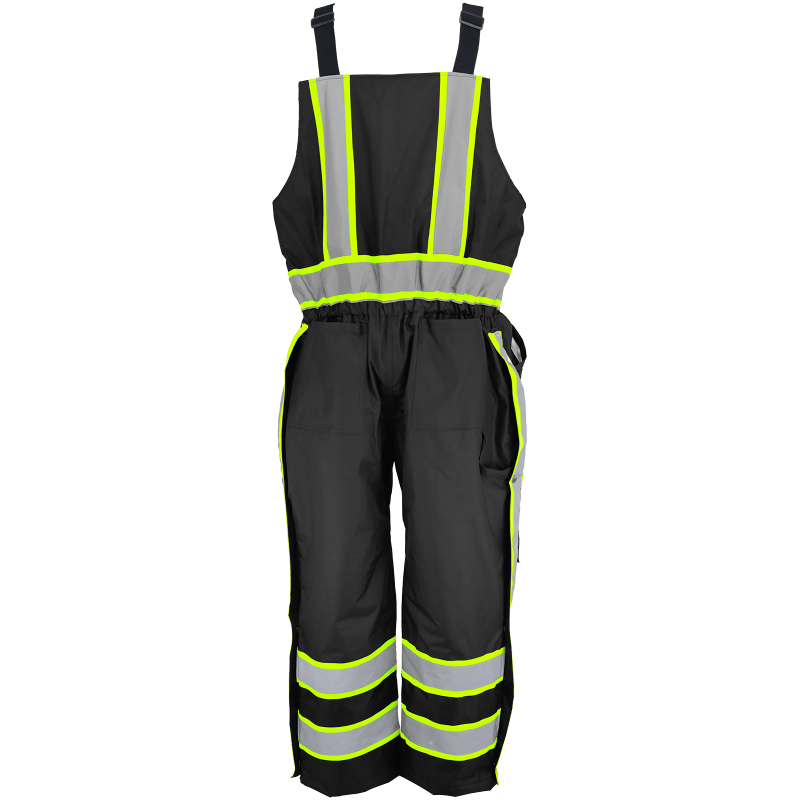FrogWear® HV Enhanced-Visibility Insulated Winter Bibs with Polyurethane Coated Oxford Polyester - EV-700