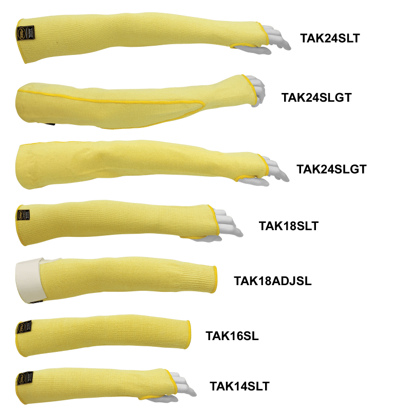 Samurai Glove® Heavyweight 24-Inch TuffKut® Cut Resistant Sleeve with Thumb Slot - TAK24SLT