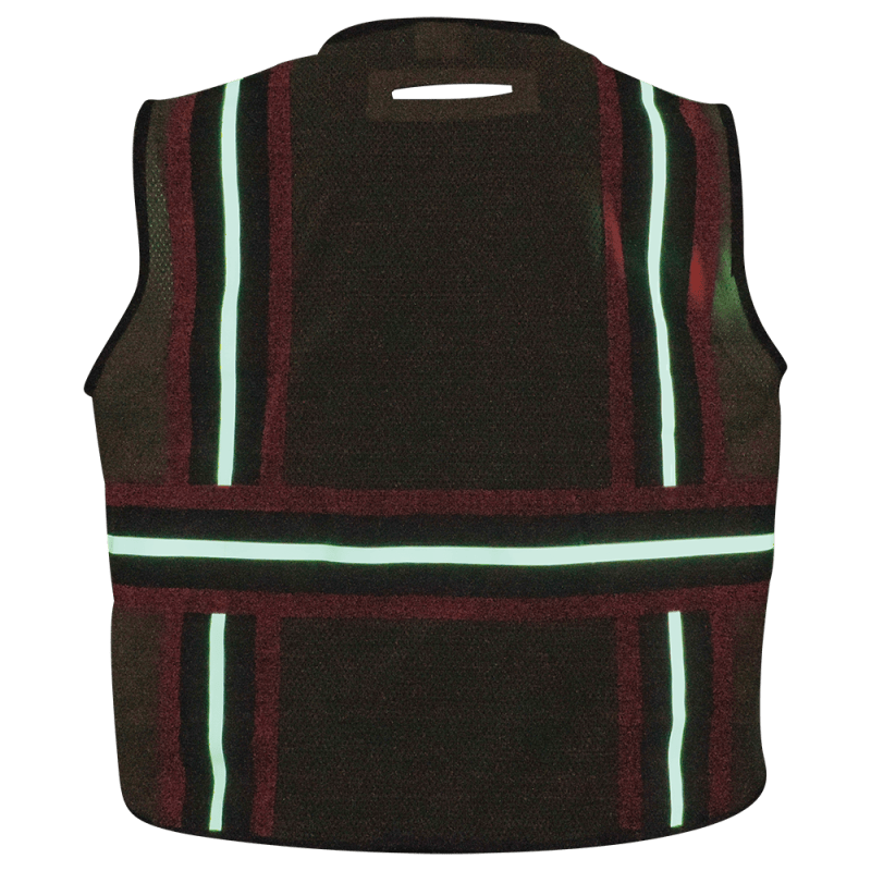 FrogWear® HV Photoluminescent Surveyors Safety Vest with Reflective - GLO-077