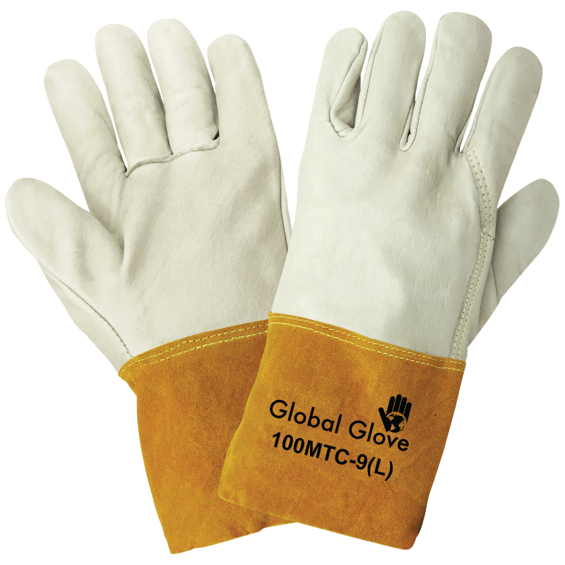 Premium Grain Cowhide Mig/Tig Welder Gloves - 100MTC