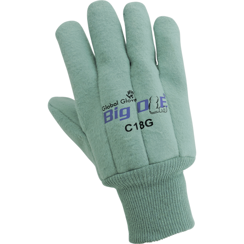 Big Ole® Premium 18 oz. Heavyweight Cotton Clute Cut Chore Gloves - C18G