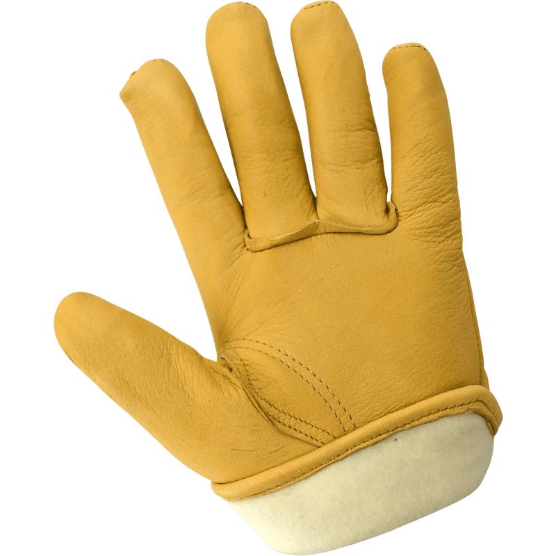 Low Temperature Premium-Grade Grain Deerskin Insulated Gloves - 3200DTH