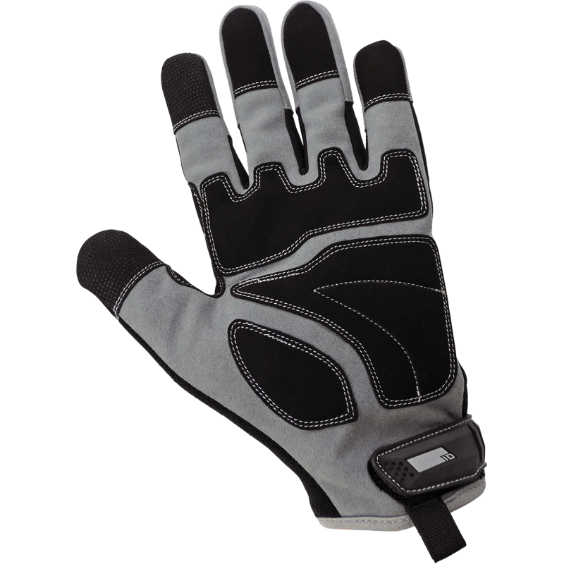 Hot Rod Gloves® Premium Synthetic Leather Palm Performance Mechanics Style Gloves with Cut and Impact Protection - HR8200KEV