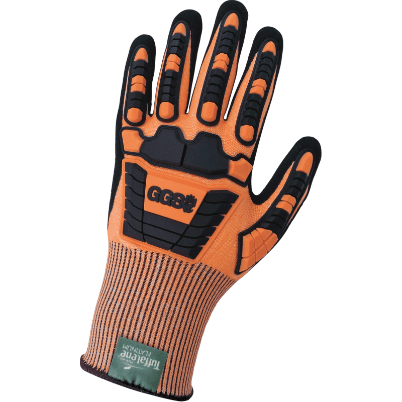 Vise Gripster® C.I.A. High-Visibility Cut and Impact Resistant Nitrile Coated Gloves Made with Tuffalene® Platinum - CIA388XFT