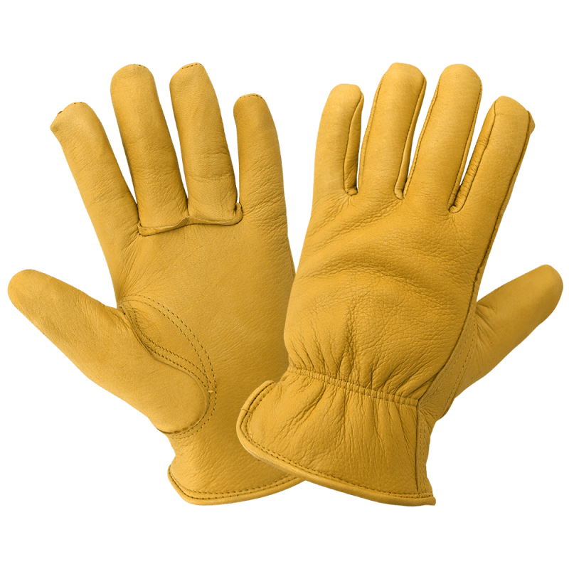 Low Temperature Premium-Grade Grain Deerskin Insulated Gloves - 3200DTH