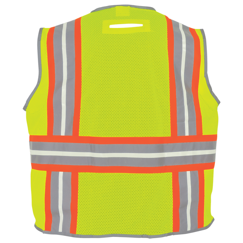 FrogWear® HV Photoluminescent Surveyors Safety Vest with Reflective - GLO-077