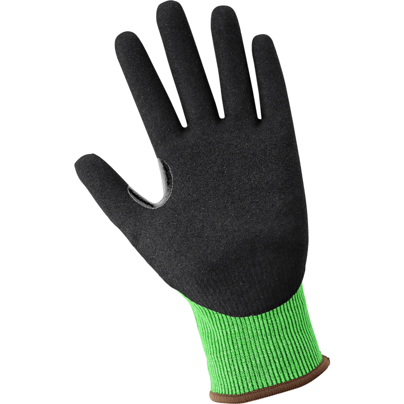Samurai Glove® High-Visibility Nitrile Coated 18-Gauge rPET Recycled Cut Resistant Gloves with Touchscreen Fingers - CR799XFT