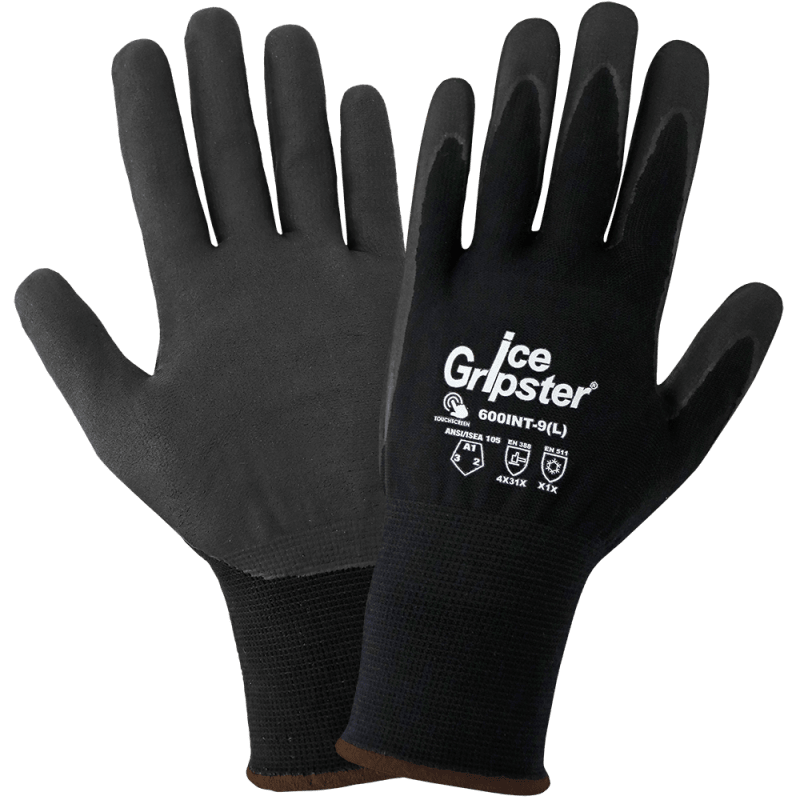 Ice Gripster® Low-Temperature Coated Touchscreen Gloves with Cut, Abrasion, and Puncture Resistance - 600INT