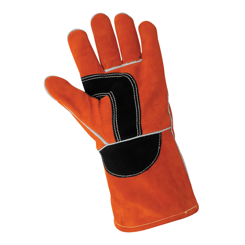 Premium Split Cowhide Reinforced Leather Welders Glove with Thermal-Knit Cotton Lining, Left Hand Only - 1200-LH