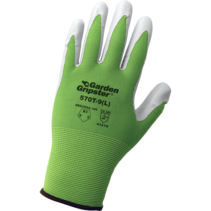 Garden Gripster® Nitrile Coated Nylon Gardening Gloves in Four Colors - 570T