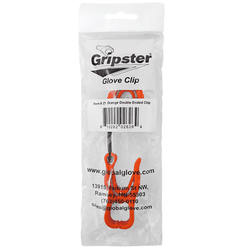 Gripster® Dual-Ended High-Visibility Orange Utility Clip - Z1