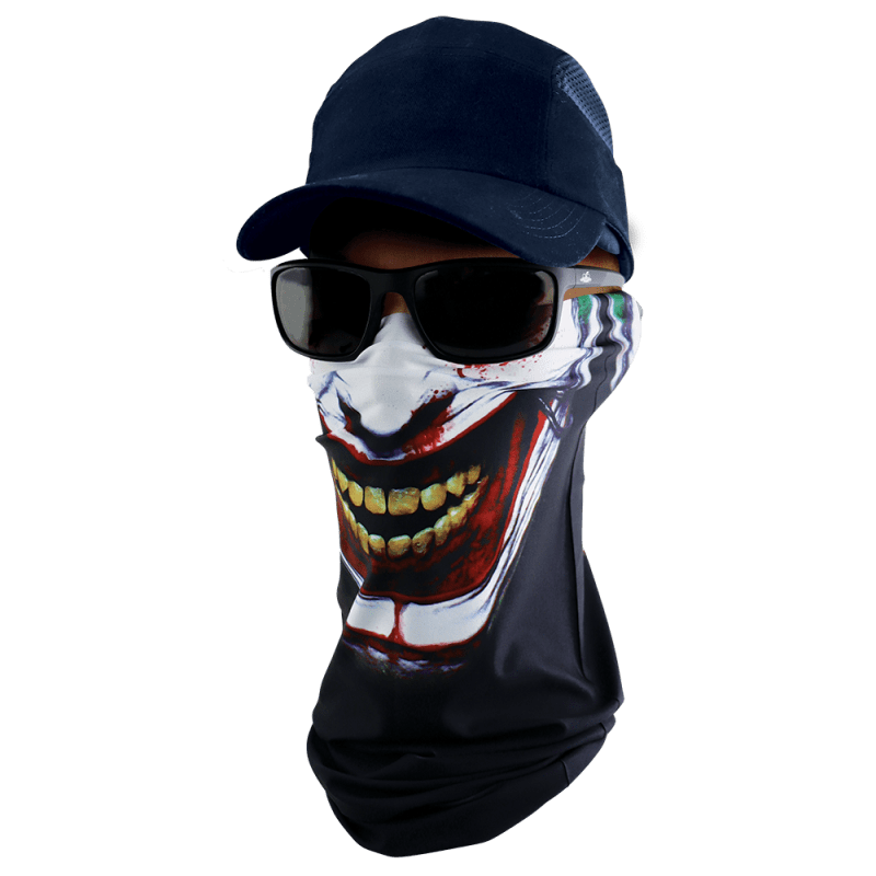 FrogWear™ Premium, Multi-Function, Cooling Neck Gaiter, Joker Design - NG-403