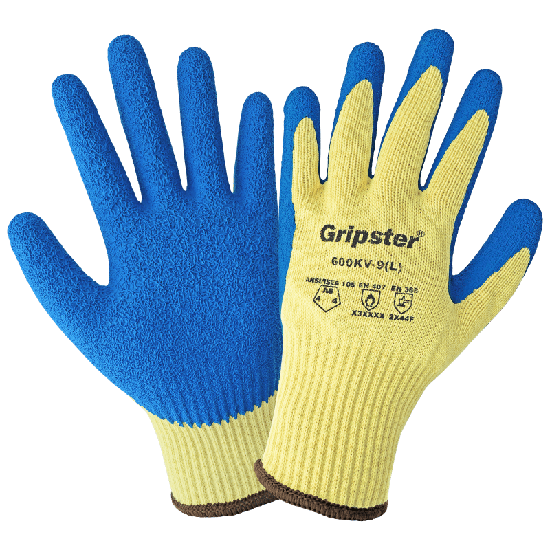 Gripster® High-Performance Rubber Coated Aralene® Gloves with Cut, Abrasion, and Puncture Resistance - 600KV