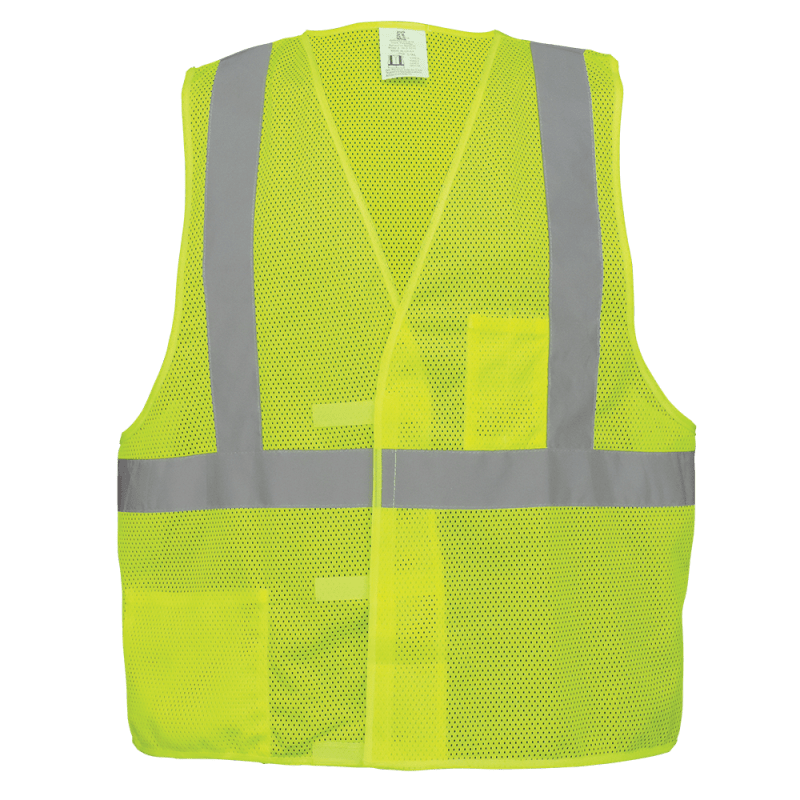 FrogWear® HV Lightweight Mesh Polyester Safety Vest - GLO-001V