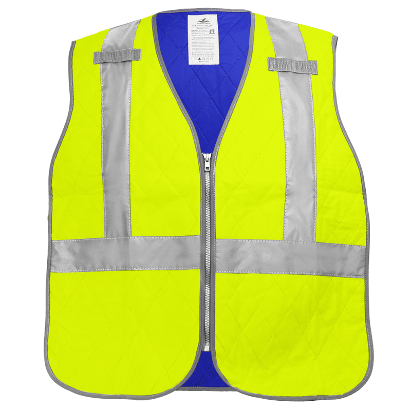Bullhead Safety® Premium High-Visibility Evaporative Cooling Vest - GLO-CV1