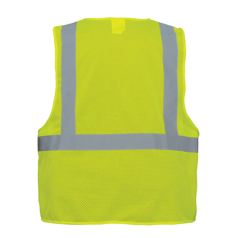 FrogWear® HV Lightweight Mesh Polyester Safety Vest - GLO-001V