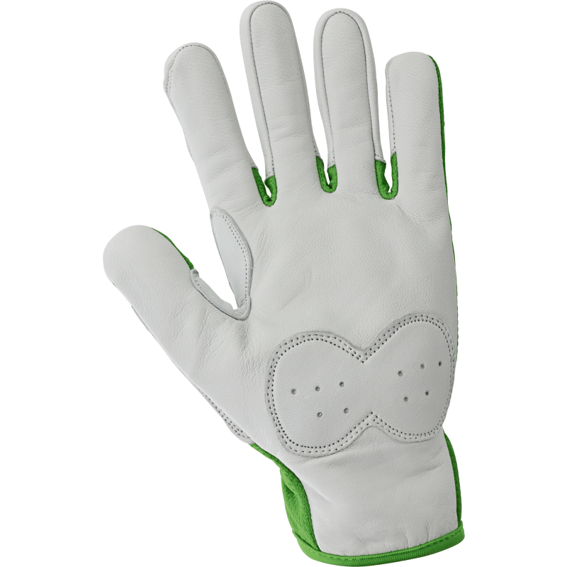 Cut and Impact Resistant Mechanics Style Gloves with a Premium Leather Palm - CIA4005