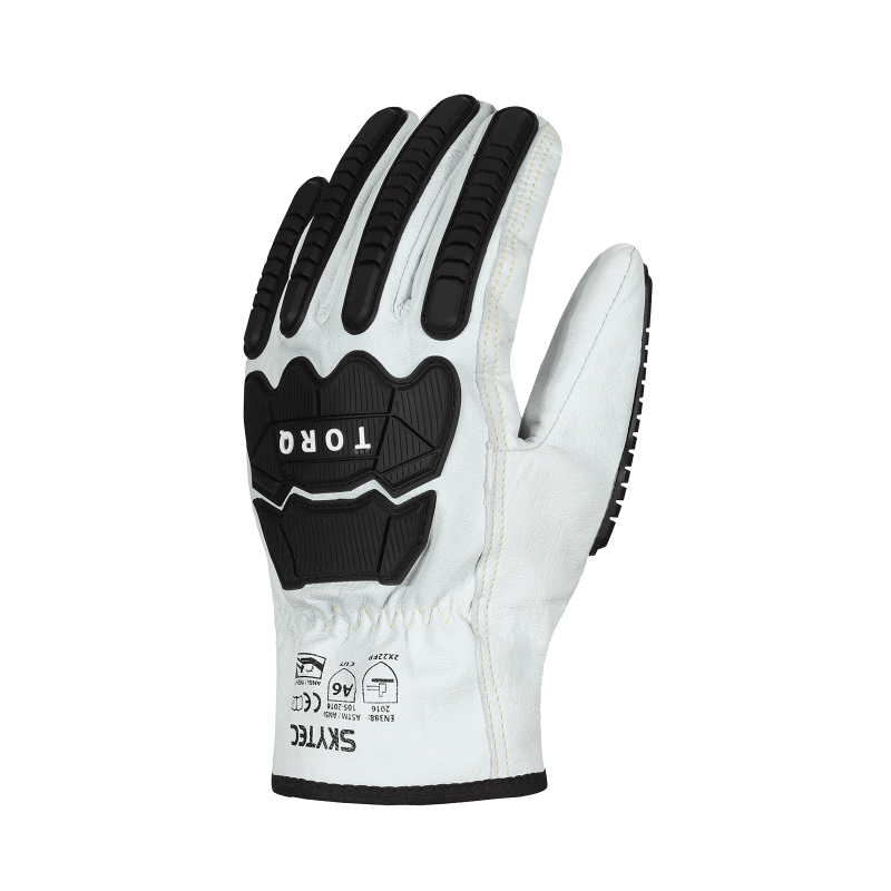 Torq Storm™ Standard-Grade Goatskin Leather Gloves with Cut and Impact Resistance - SKG00099A