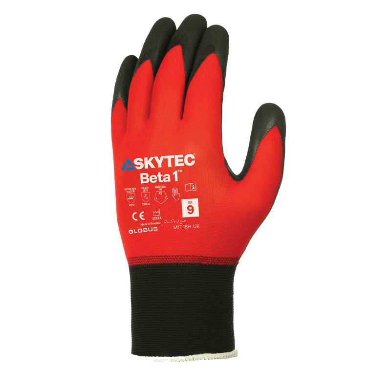 Beta 1™ New Foam Technology Nitrile-Coated General Purpose Gloves with Nylon/Spandex Shell - SKY50