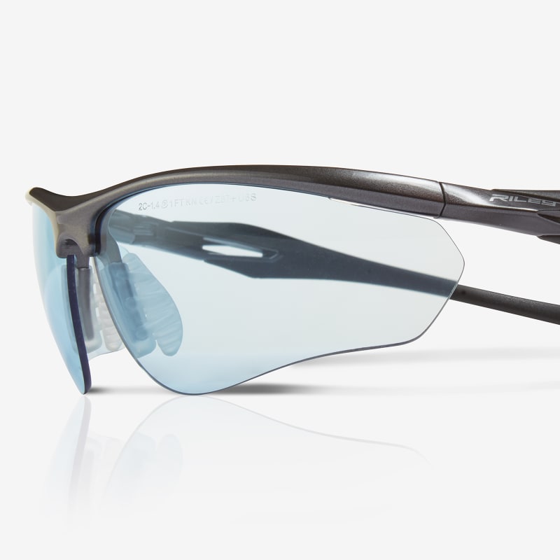 Cypher™ Blue Anti-Fog Lens, Shiny Black Frame Safety Glasses - RLY00502