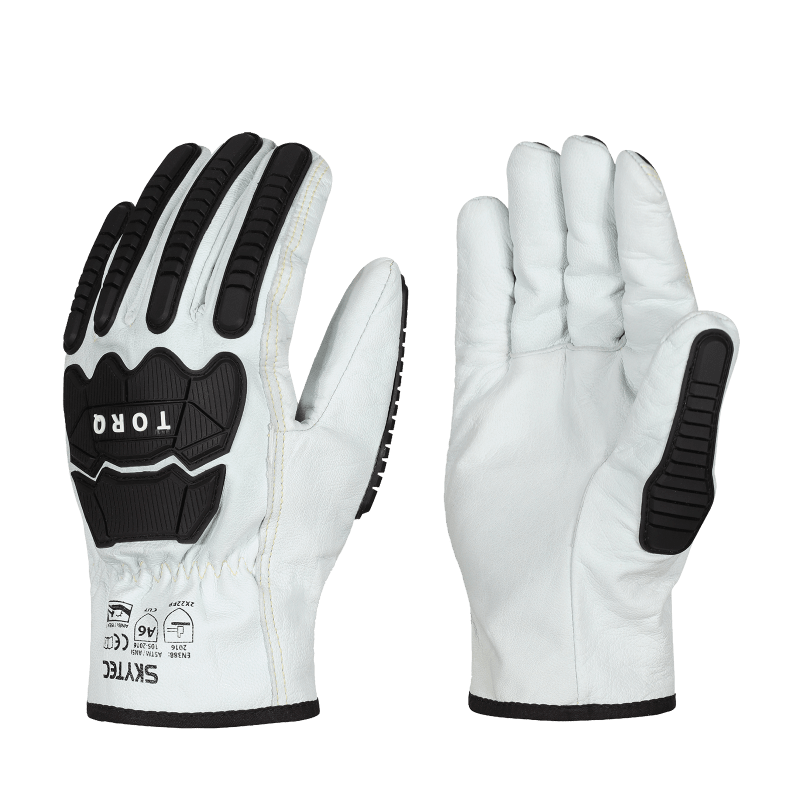 Torq Storm™ Standard-Grade Goatskin Leather Gloves with Cut and Impact Resistance - SKG00099A
