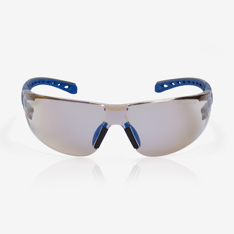 Stream Evo™ Twilight Anti-Fog Lens, Gray and Blue Frame Safety Glasses - RLY00364