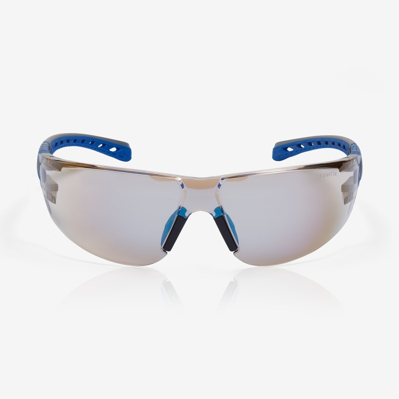 Stream Evo™ Twilight Performance Fog Technology Lens, Gray and Blue Frame Safety Glasses - RLY00360