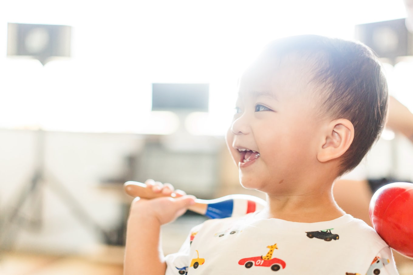 海外プリスクールで短期親子留学を経験している子どものイメージ画像
