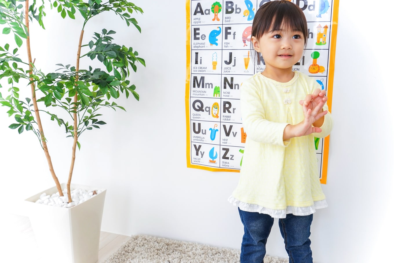 親子留学のゴールデンタイムである3歳〜小学校で海外プリスクールを経験している子どものイメージ画像