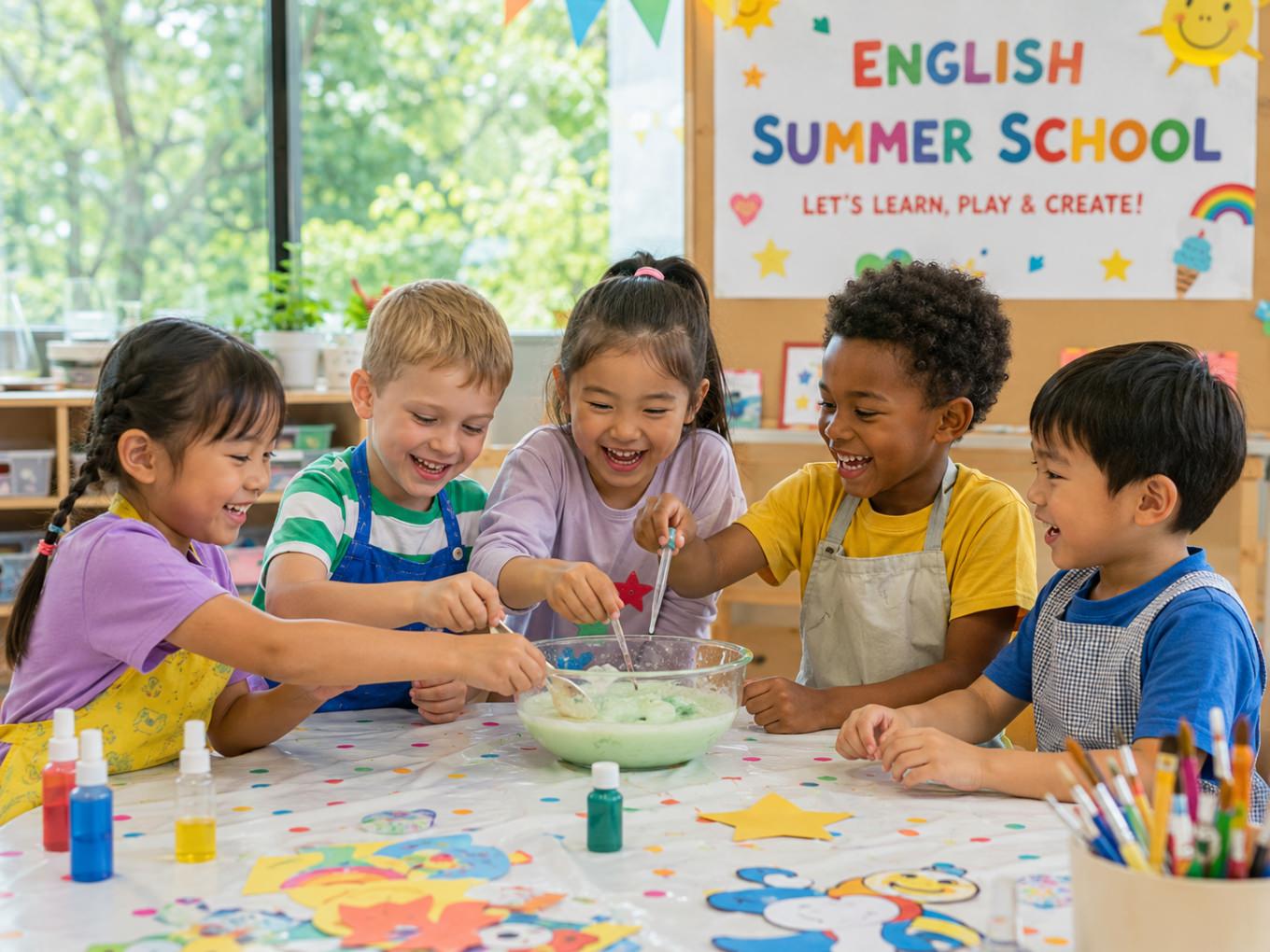 Go Global Inter Kids サマースクールの様子