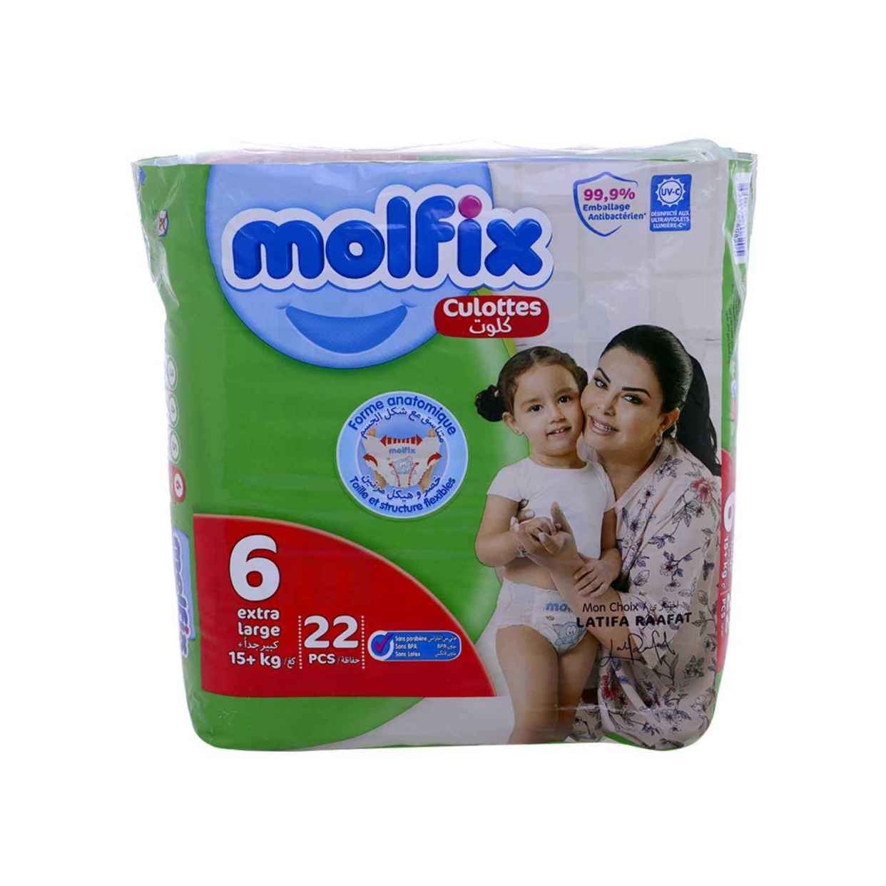 Molfix 5 junior Pants culottes 12-17kg 8 couches