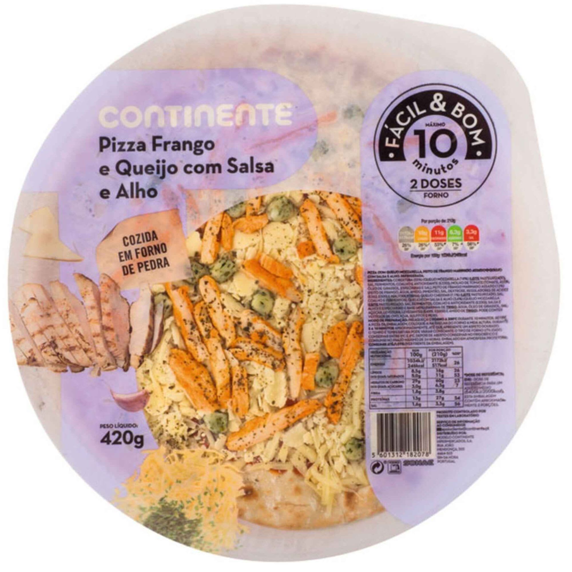 Pizza Fresca Fiambre e Queijo - emb. 360 gr - Campofrio