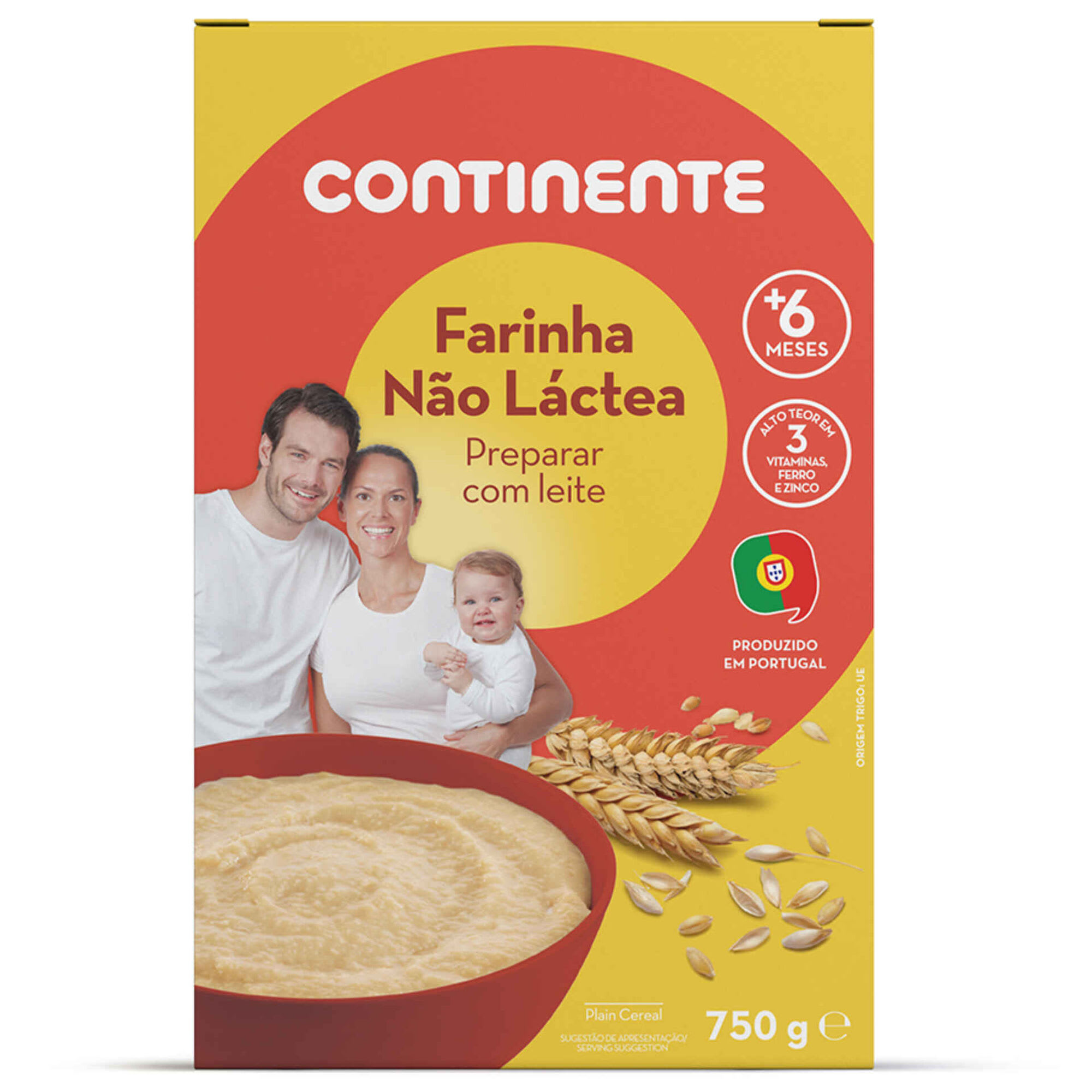 Papa Infantil Farinha Láctea Multicereais +6M