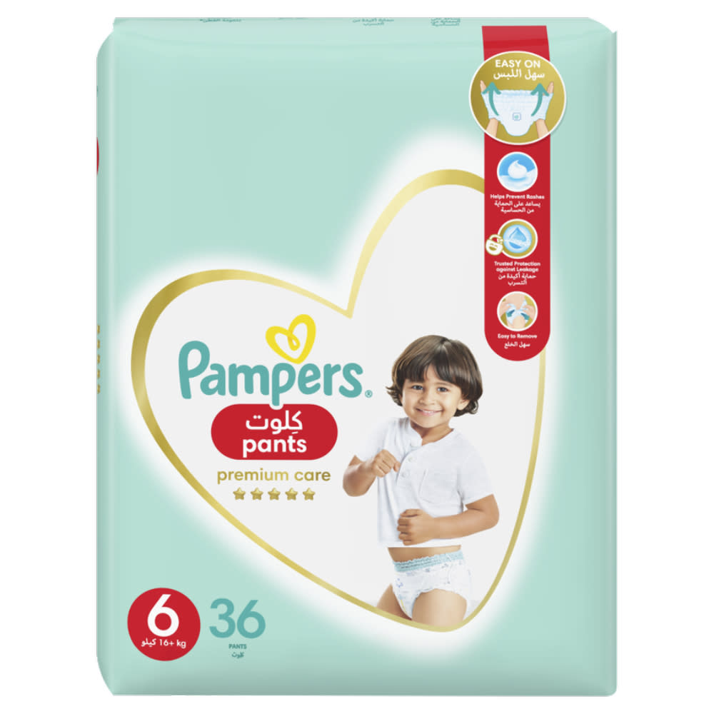 Couches Bébé Baby-Dry Pants Taille 6 13Kg+ PAMPERS