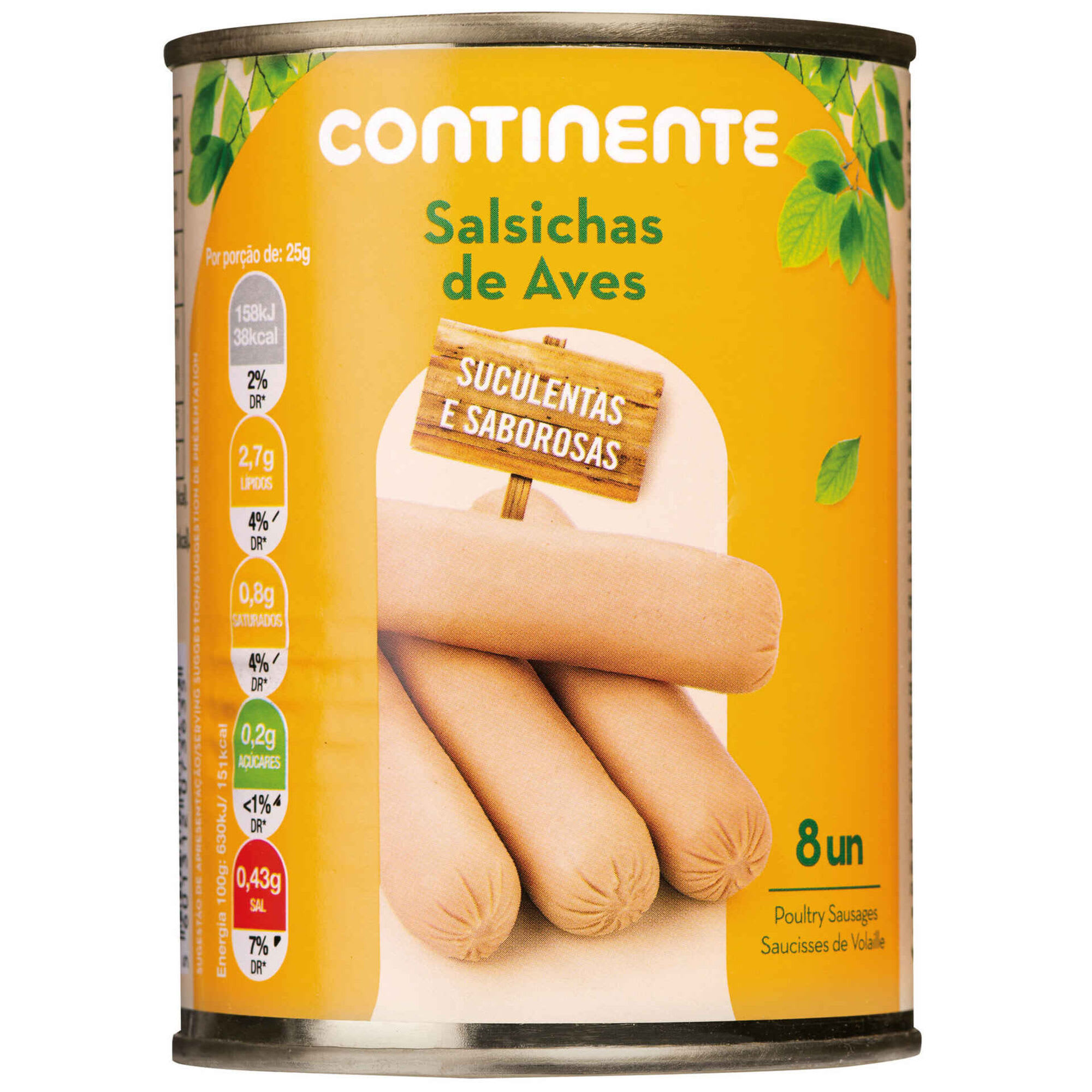 Salsichas Tofu Nobre Frasco 5 Un 360(200)g