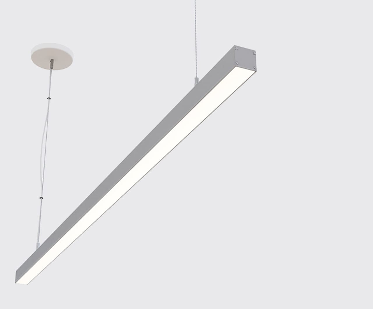 2ft 1.4 x 1.3 Slim Suspended Linear High Output LED Light Fixture