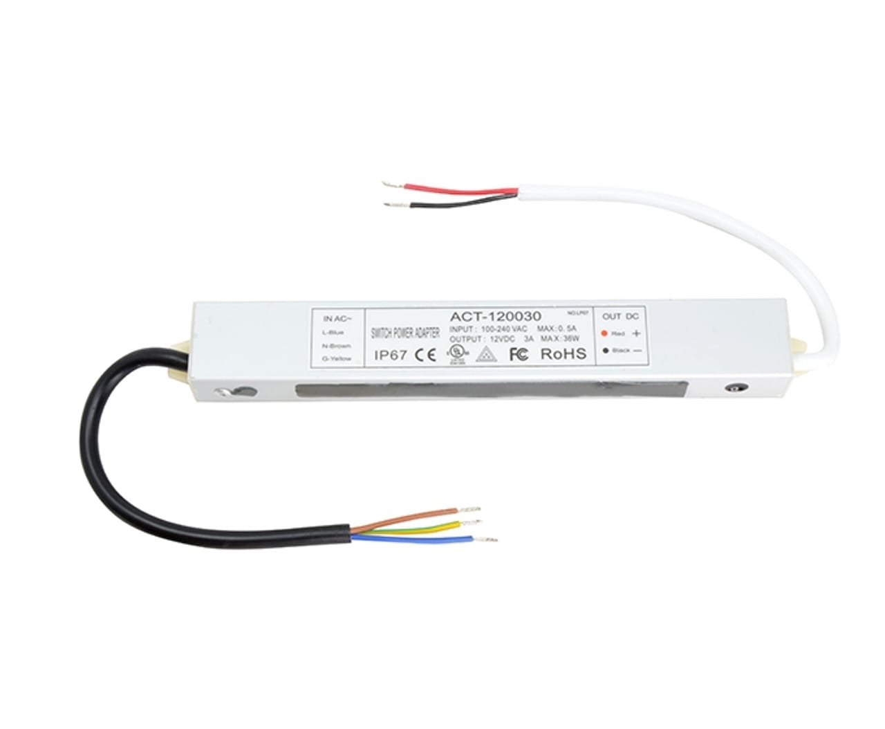 Transformateur LED, 12 V c.c., 0 - 15 W