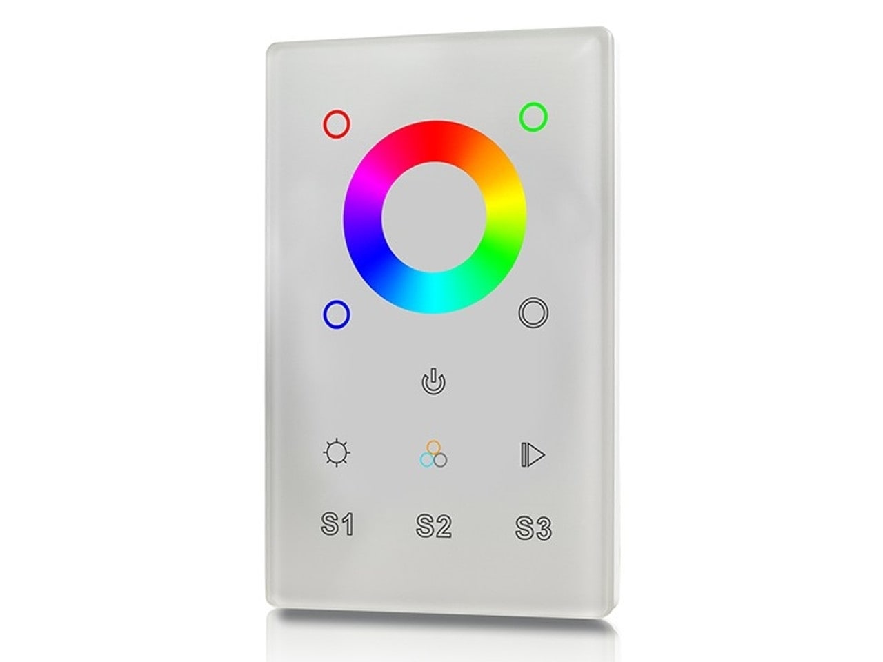 24V LED Strip Lights - Touch Series RGB LED Controller with Color Wheel