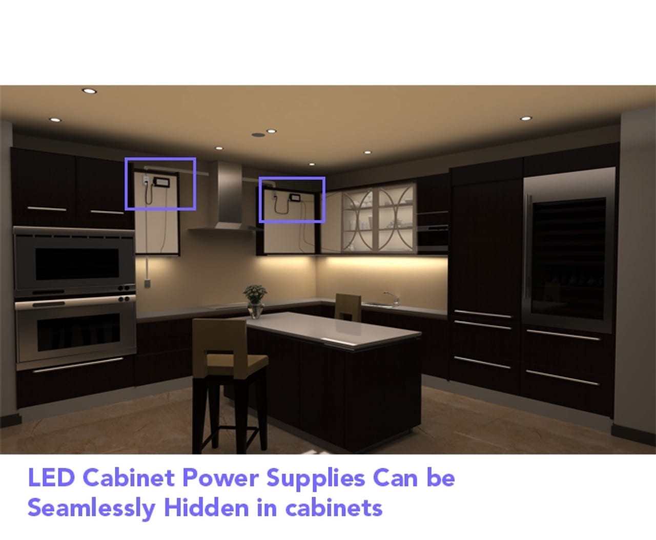 Light Bar Mounting Clips for Under Cabinet Lighting