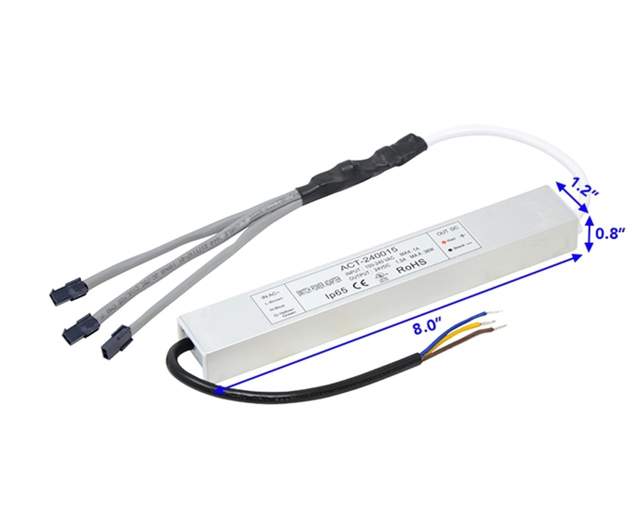 24Vdc 36W Slimline Indoor LED Driver