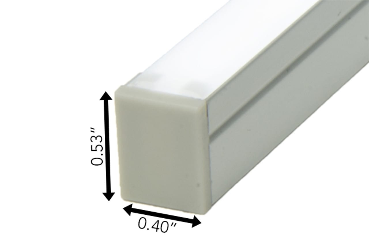 Ultra Slim LED Aluminium Profile, U Shape LED Channel, 2 M (6.56 FT) 0810