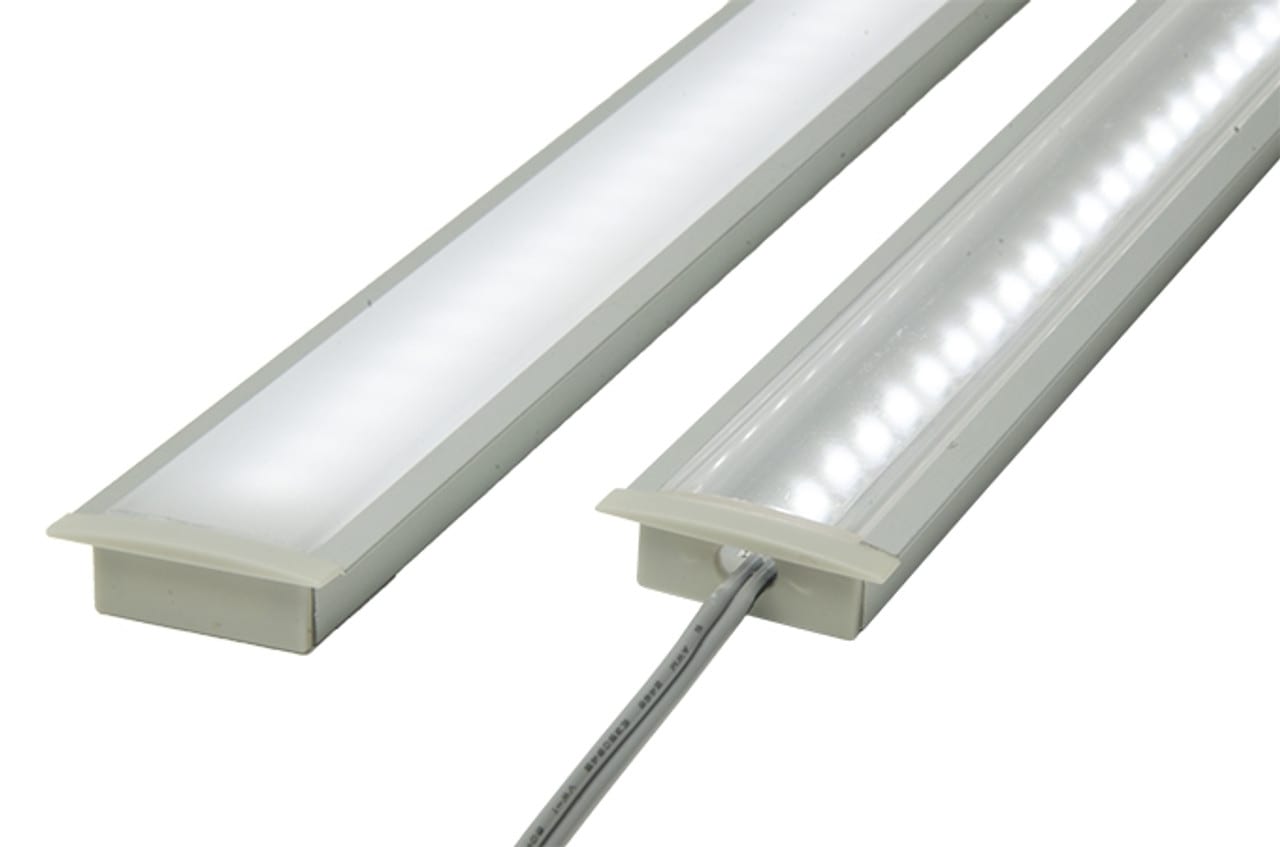 Aluminum Profile O 94 (8 ft) long 1 Surface Mount Linear LED Strip  Channel