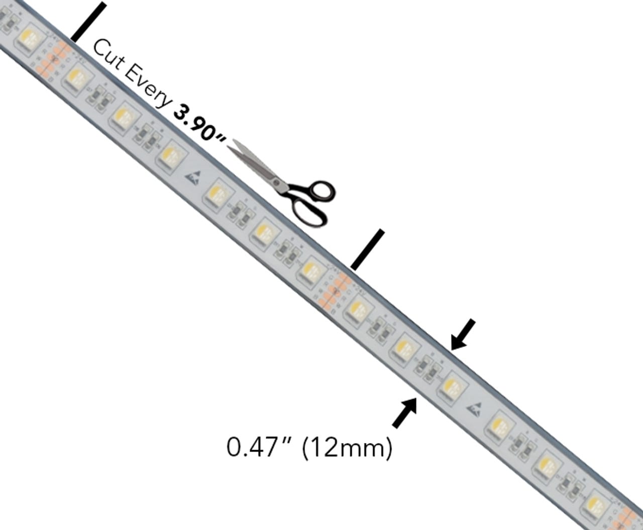 RGBW IP-67 Waterproof LED Strip Lighting for Outdoor Use 24V Ultra Bright  RGBW