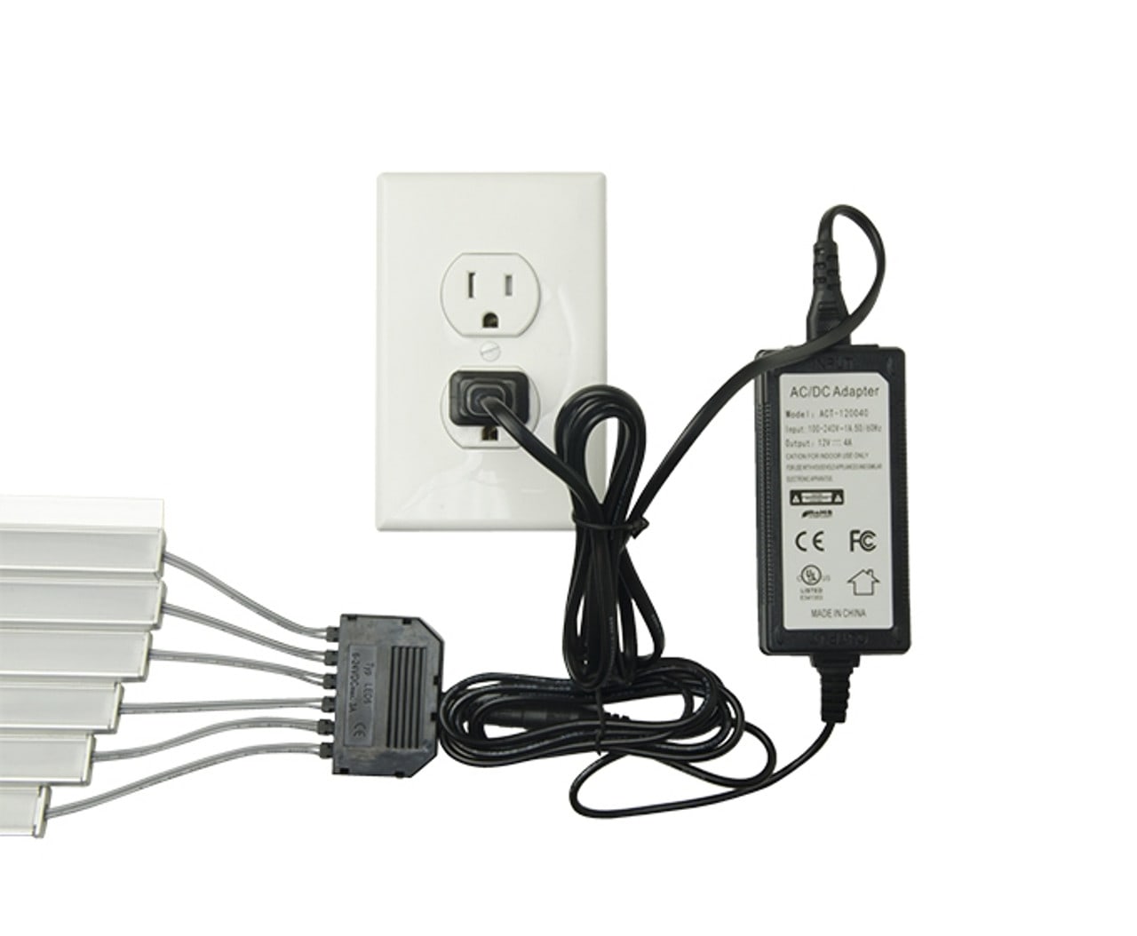 48W Power Supply for up to 6 12V LED Strip Lights.